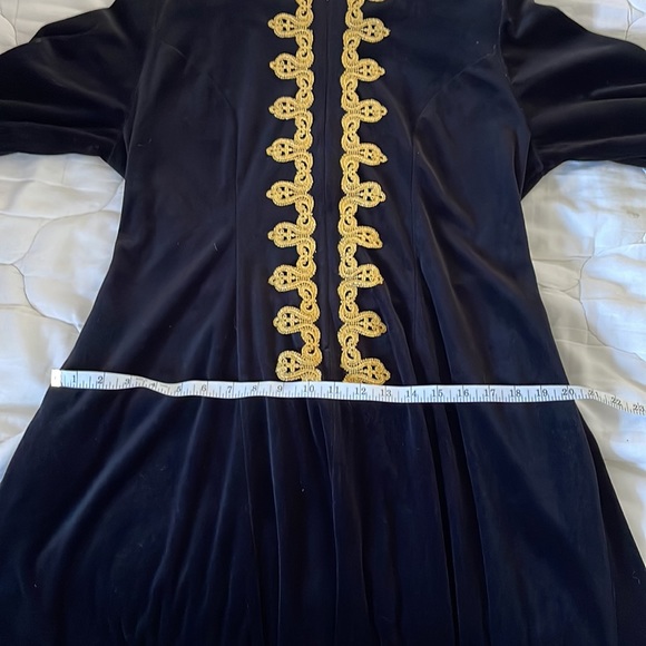 Gorgeous Vintage David Brown Velour Robe - Picture 9 of 9